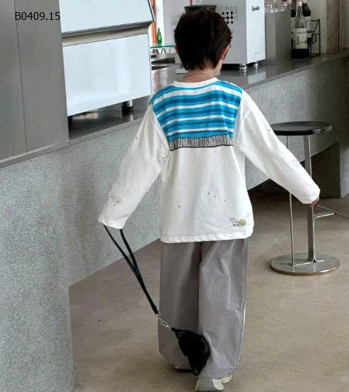 ÁO THUN IN HÌNH GIẢ KHĂN CHOÀNG-Giá sỉ 149k