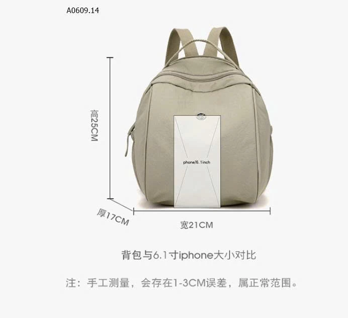 BALO VẢI DÙ CHỐNG NƯỚC-Giá sỉ 125k