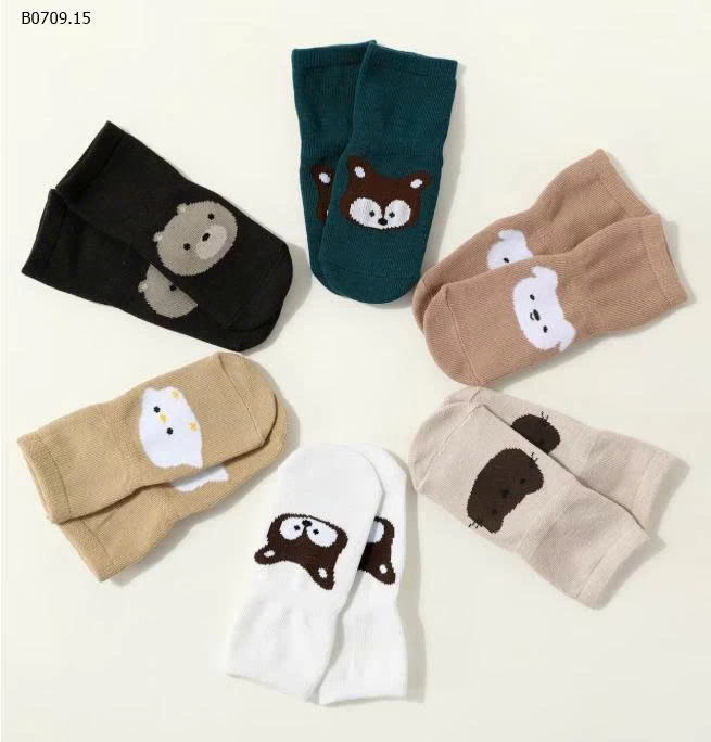 SET 6 ĐÔI TẤT CUTE CHO BÉ-Giá sỉ 65k/6 đôi
