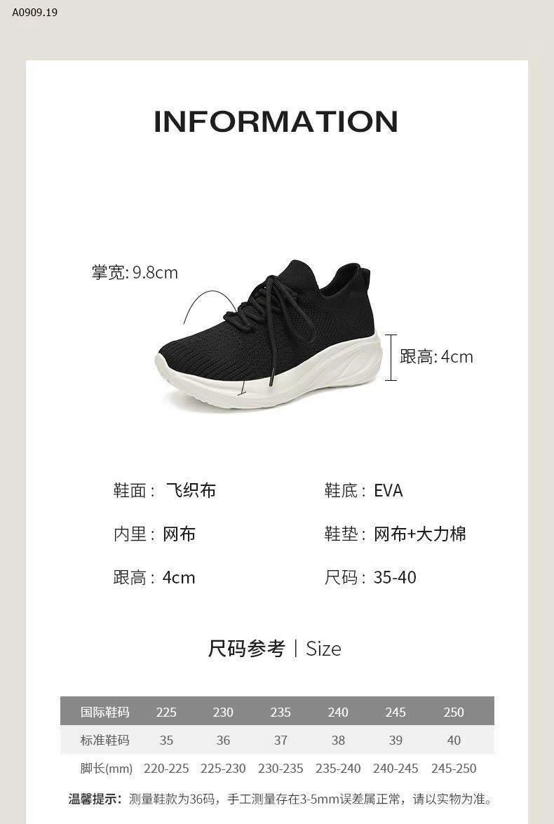 GIÀY CHUN MỀM ZHR NỮ  -Sỉ 335k