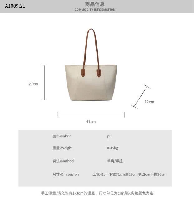  TÚI TOTE DA NỮ- sỉ 140k