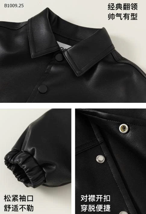 Áo khoác da trơn nhà  M.bang-Giá sỉ 310k