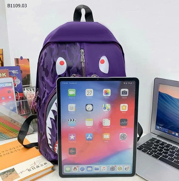 BALO CÁ MẬP HỌA TIẾT COMIC CÁ TÍNH -Giá sỉ 138k