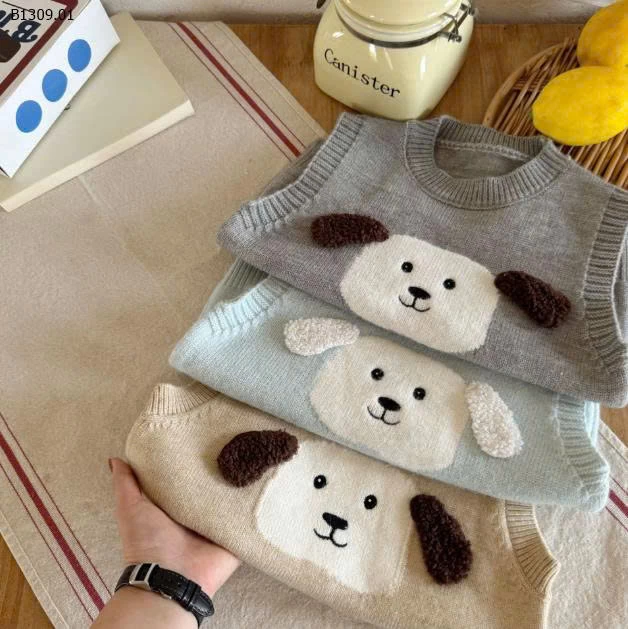   ÁO  GILE HÌNH CÚN CHO BÉ -Giá sỉ 137k