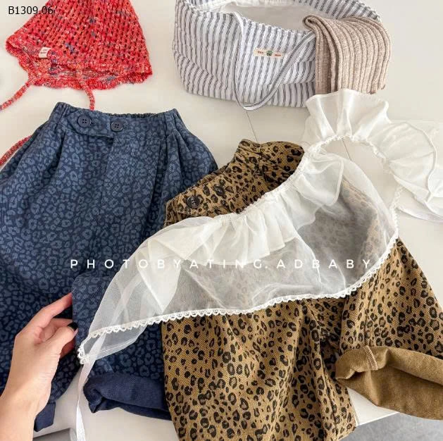 Quần ống rộng họa tiết da báo -  sỉ 189k