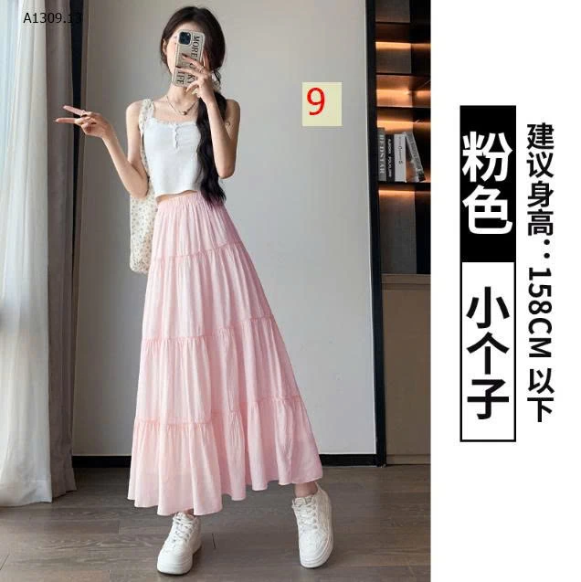 CHÂN VÁY DÀI LƯNG CAO DÁNG CHỮ A - sỉ 129k