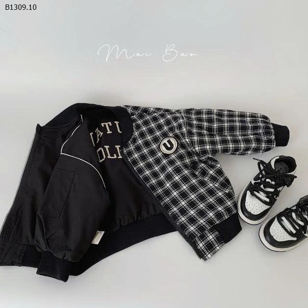 Áo Khoác 2 mặt thêu chữ Thời Trang-Giá sỉ 220k