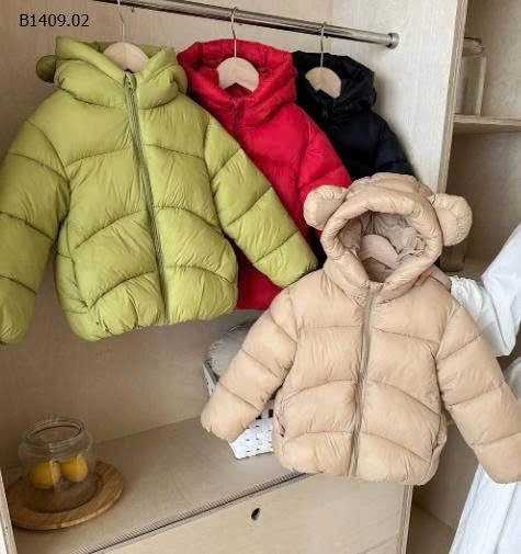 ÁO KHOÁC PHAO TAI GẤU CHO BÉ -Giá sỉ 188k