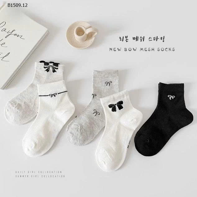   Set 5 đôi tất ren bèo cho bé mix vs giày búp bê-Giá sỉ  48k/1 set 5đ