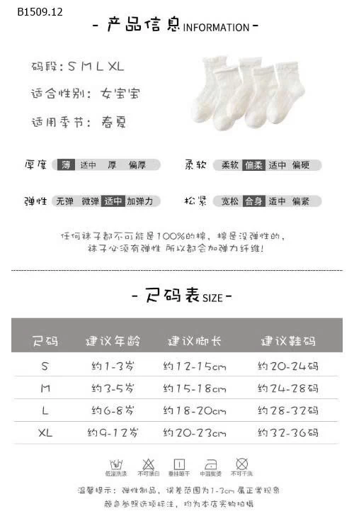   Set 5 đôi tất ren bèo cho bé mix vs giày búp bê-Giá sỉ  48k/1 set 5đ