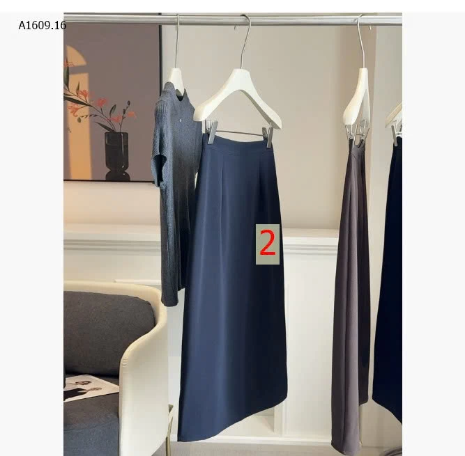 CHÂN VÁY CÔNG SỞ DÁNG DÀI ANNA  - sỉ 140k