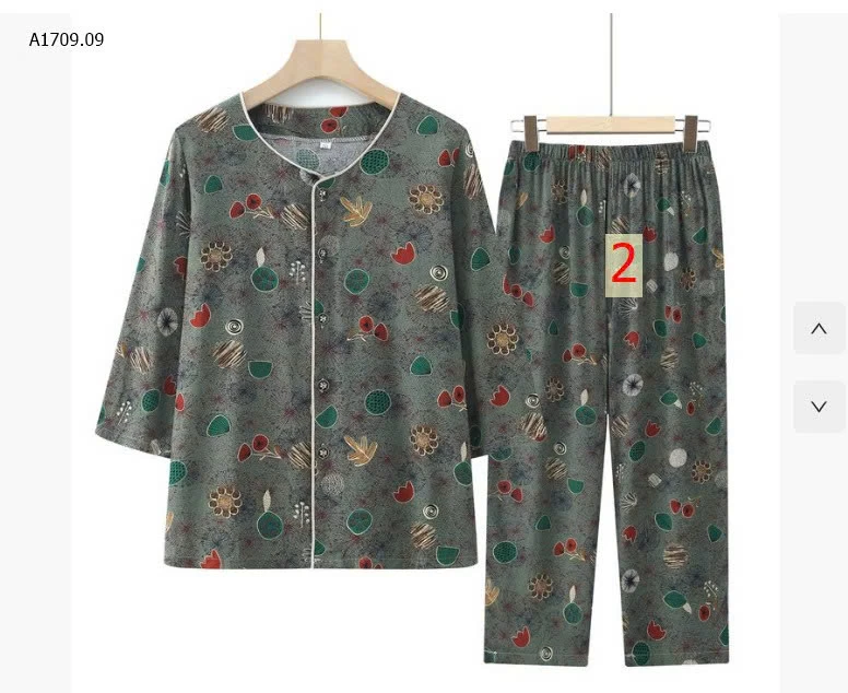 BỘ TRUNG NIÊN MẶC NHÀ Dành CHO BÀ CHO MẸ - sỉ 178k