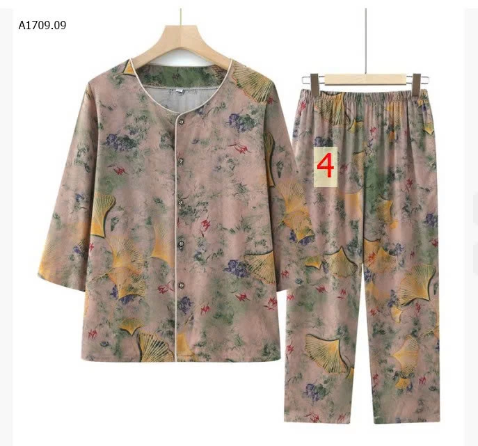 BỘ TRUNG NIÊN MẶC NHÀ Dành CHO BÀ CHO MẸ - sỉ 178k