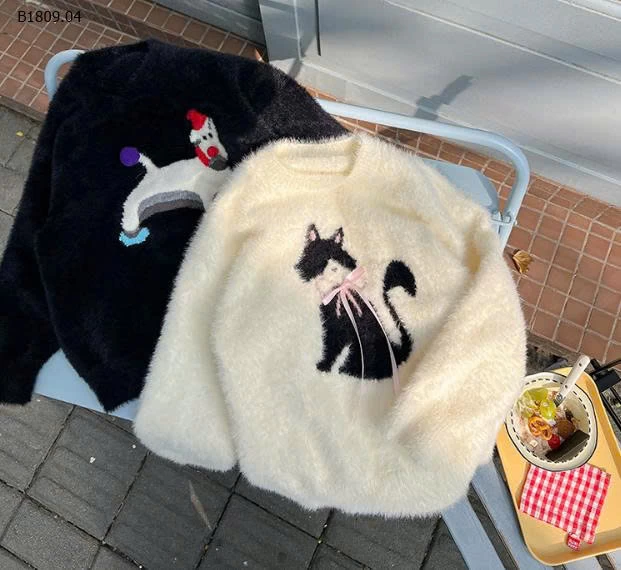 Áo len mèo Ambb-Giá sỉ sz 90-150: 190k  sz 160: 209k 