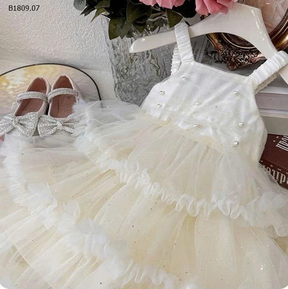 VÁY BÈO TẦNG ĐÍNH NGỌC-Giá sỉ 227k 