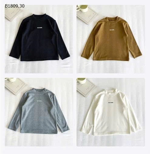 Áo thun cổ cao nửa chữ Hàn Quốc Nausicaa - sỉ 135k 