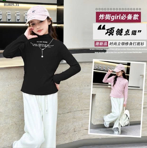 ÁO GIỮ NHIỆT CỔ CAO CHIẾT EO-Giá sỉ 116k