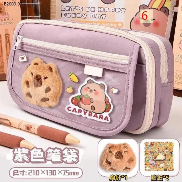 Túi siêu nhiều ngăn cho các bé tha hồ để dụng cụ học tập -Giá sỉ 48k