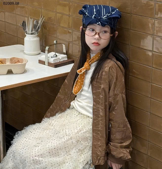 CHÂN VÁY DÁNG DÀI CHO BÉ GÁI-Giá sỉ 235k