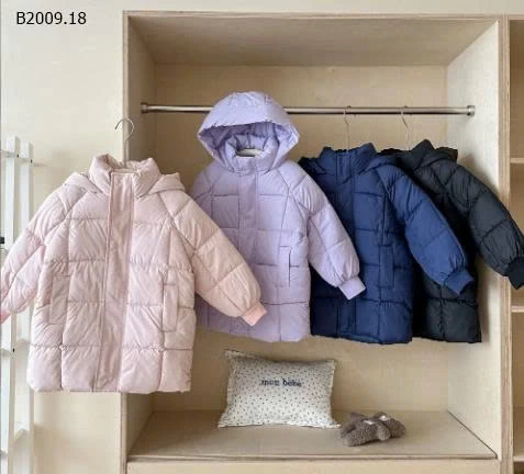 ÁO KHOÁC PHAO DÁNG DÀI CHO BÉ-Giá sỉ 230k