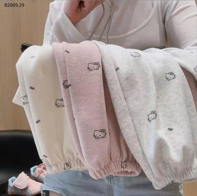  Set kitty bo gấu new thu đông 2025 -Giá sỉ size  80-120   giá 108k size 130-160  giá  119k