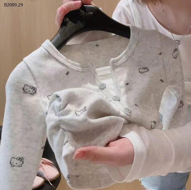  Set kitty bo gấu new thu đông 2025 -Giá sỉ size  80-120   giá 108k size 130-160  giá  119k