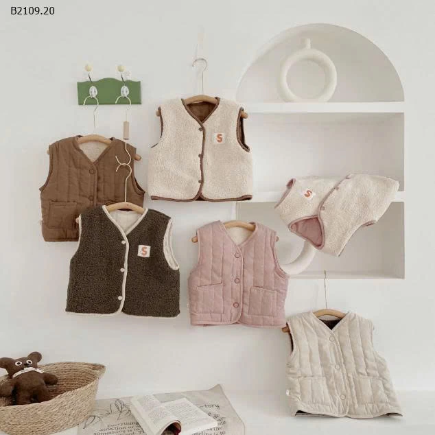 ÁO GHILE 2 MẶT CHO BÉ-Giá sỉ 99k/1 chiếc