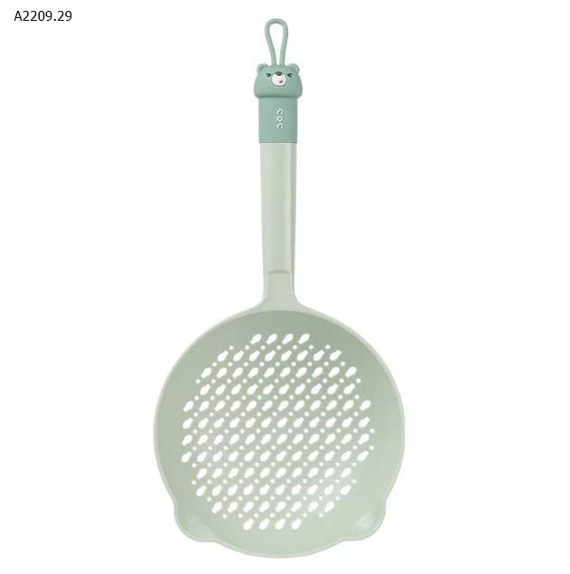 VÁ VỚT MÌ CỠ LỚN, THÌA LỖ, MUÔI VỚT ĐỒ ĂN, RAU CỦ DÙNG TRONG NHÀ BẾP CHỊU NHIỆT TIỆN LỢI - sỉ 88k/set 2c