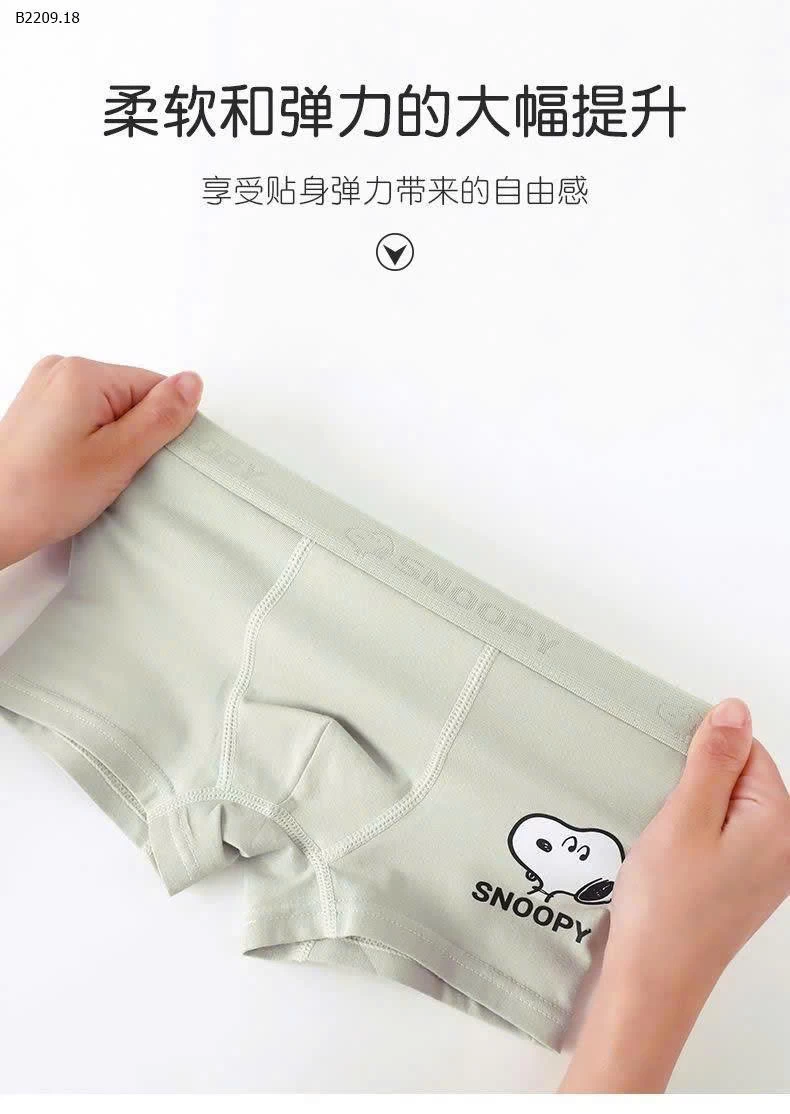 SET 4 QUẦN SỊP CHO BÉ SNOOPY - sỉ 132k/set 