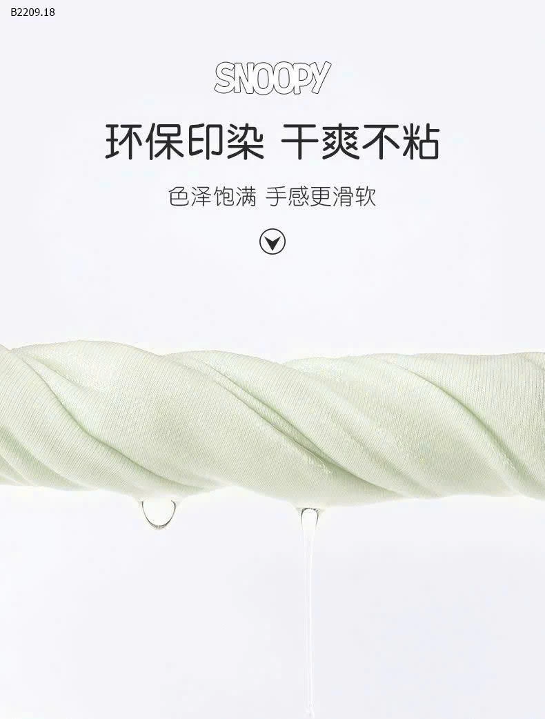 SET 4 QUẦN SỊP CHO BÉ SNOOPY - sỉ 132k/set 