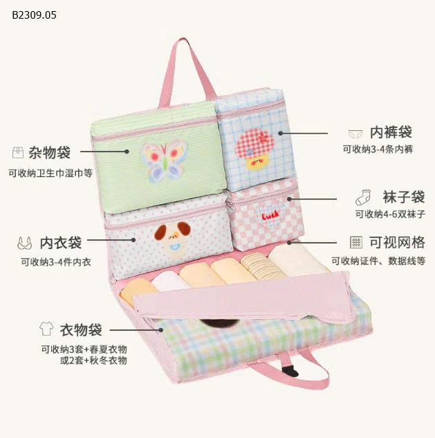 TÚI ĐỰNG ĐỒ DU LỊCH TIỆN LỢI- sỉ 105k