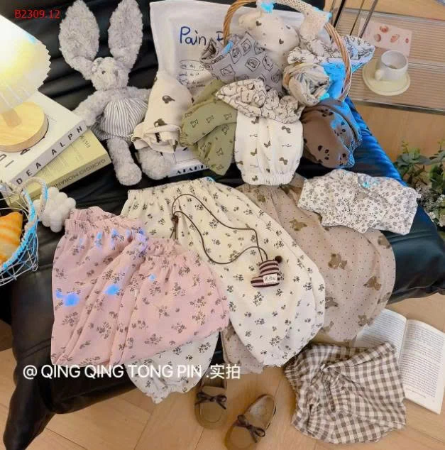  QUẦN BOM HỌA TIẾT CHO BÉ 2-Giá sỉ  sz 80-110   46k/1c sz 120-150 56k/1c