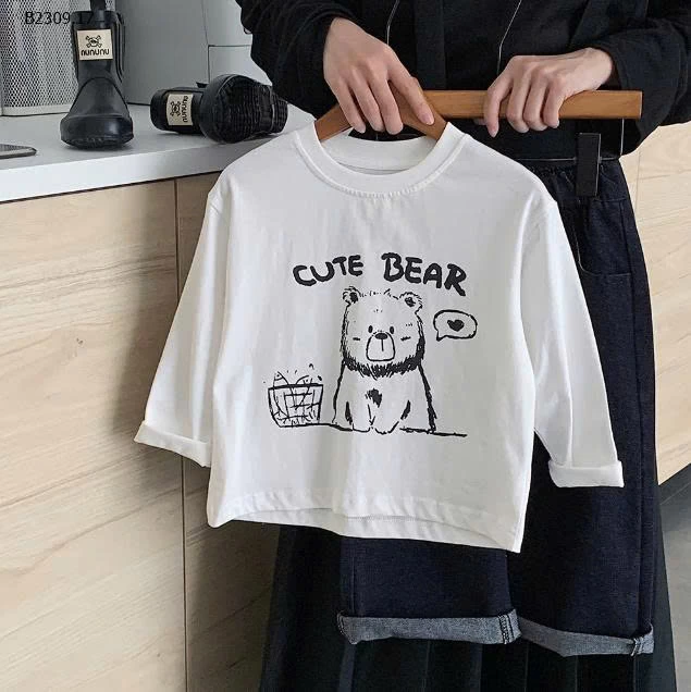 ÁO PHÔNG GẤU DÀI TAY -Giá sỉ 95k