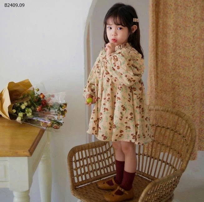 ĐẦM THU XINH CHO BÉ PREMIUM-Giá sỉ 130k