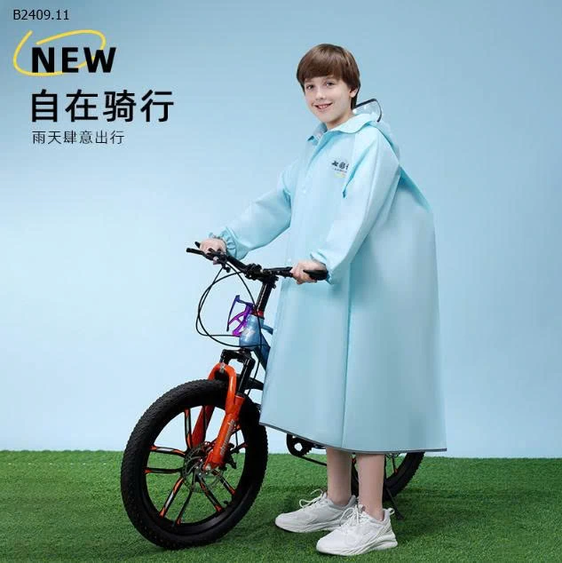 Áo mưa sz đại trẻ em siêu tiện lợi – có ngăn balo sau lưng-Giá sỉ 105k