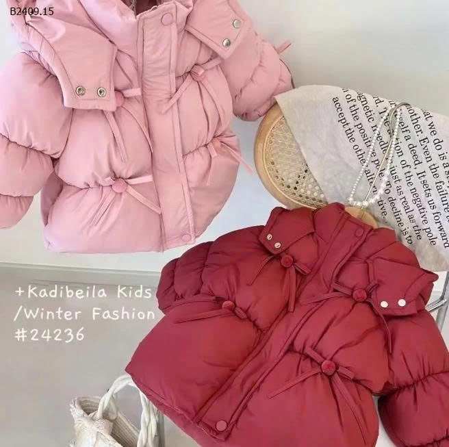 Áo phao bé gái – Mẫu mới 2025 -Giá sỉ 225k