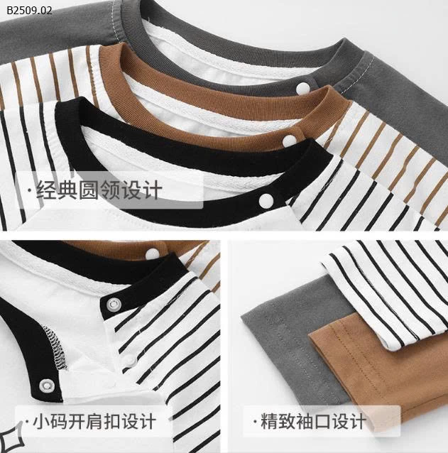 Áo thun trẻ em dài tay cho bé - sỉ 68k/c 