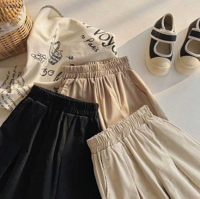 Quần ống rộng ren phong cách Hàn Quốc cho bé gái - sỉ 114k 