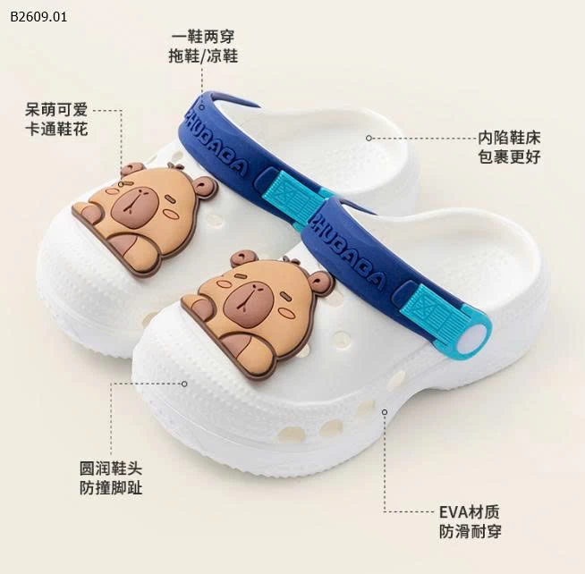 DÉP SỤC CROCS CHO BÉ  - sỉ 89k