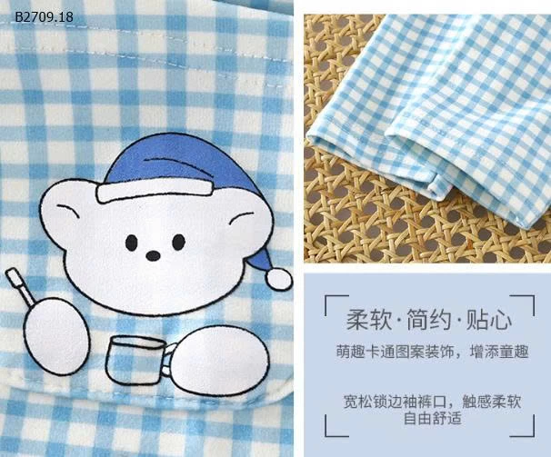 PIJAMA QCCC  CHO BÉ YÊU -Giá sỉ sz 80-110 : 74k sz 120-140 :  88k