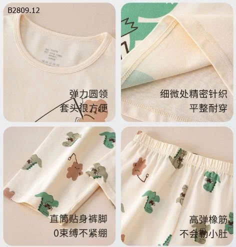 BỘ COTTON TRẺ EM HÀNG XUẤT  -Giá sỉ 142k/bộ