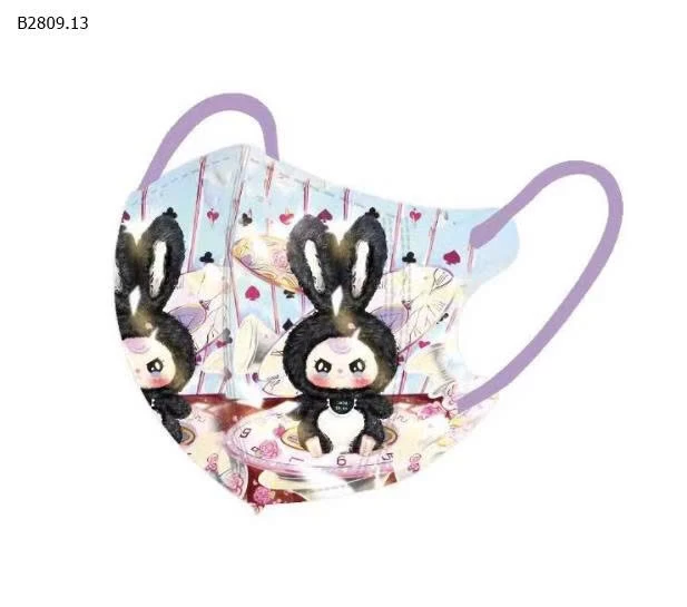 SET 60c KHẨU TRANG BABY THREE VA CAPYBARA CHO BÉ mix màu -Giá sỉ 58k/1 set 60c mix hình hoặc 1 mẫu