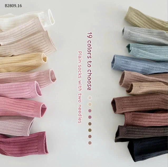 PACK 5Đ TẤT COTTON PASTEL CAO CẤP CHO BÉ 6-Giá sỉ 74k/1 set 5đ