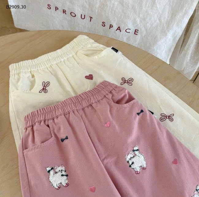 QUẦN  BG Họa tiết thêu nổi bật, chuẩn gu công chúa nhí-Giá sỉ 115k