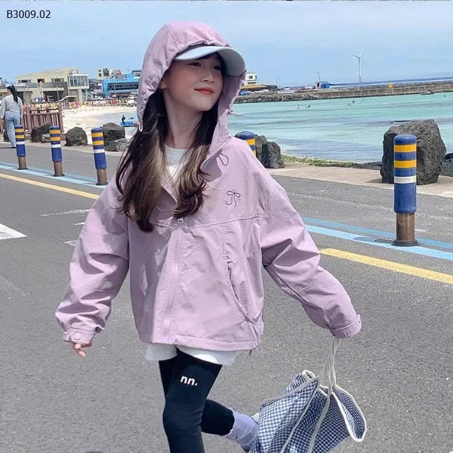 ÁO KHOÁC GIÓ CHO BÉ GÁI -Giá sỉ 125k