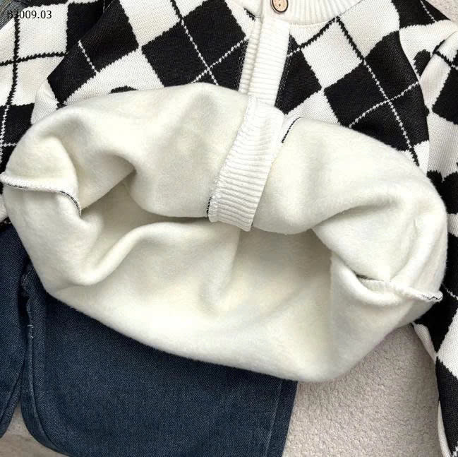 ÁO KHOÁC LEN BÉ GÁI -Giá sỉ 80-110 : 69k  120-150 : 77k