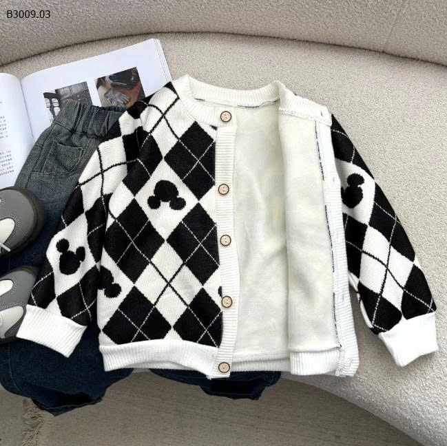 ÁO KHOÁC LEN BÉ GÁI -Giá sỉ 80-110 : 69k  120-150 : 77k