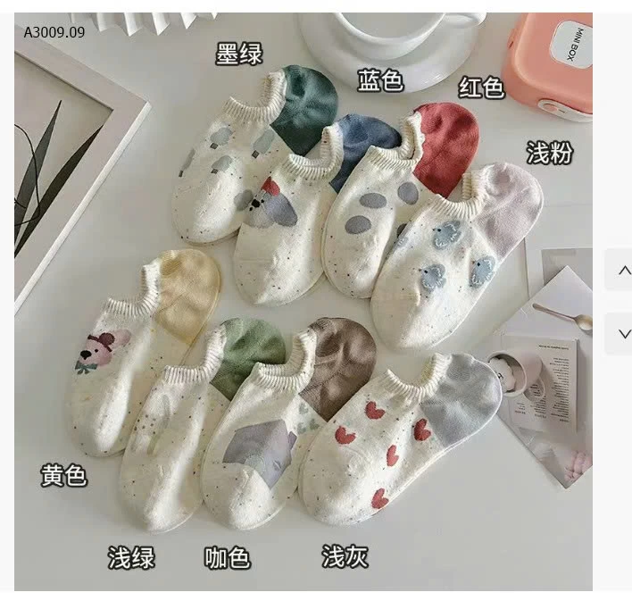 COMBO 10 ĐÔI TẤT XUẤT HÀN   - sỉ 54k/set 10 đôi mix