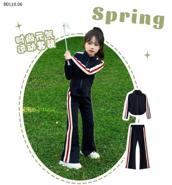  SET NỈ THAN SỌC ĐỎ BG -Giá sỉ 150k