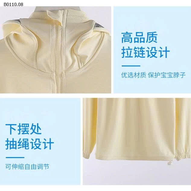 ÁO CHỐNG NẮNG TRẺ EM NĂNG ĐỘNG -Giá sỉ 138k